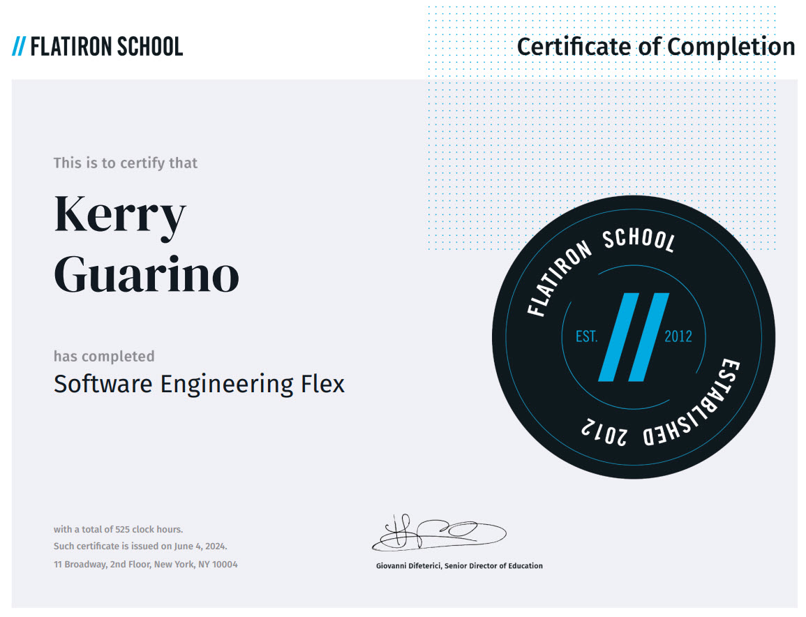 Software Engineering certification